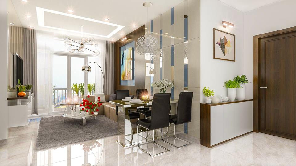 Cho thuê căn hộ Khang Phú, DT 98m2, 3PN, NT cơ bản, giá 10tr/tháng, LH 0708544693