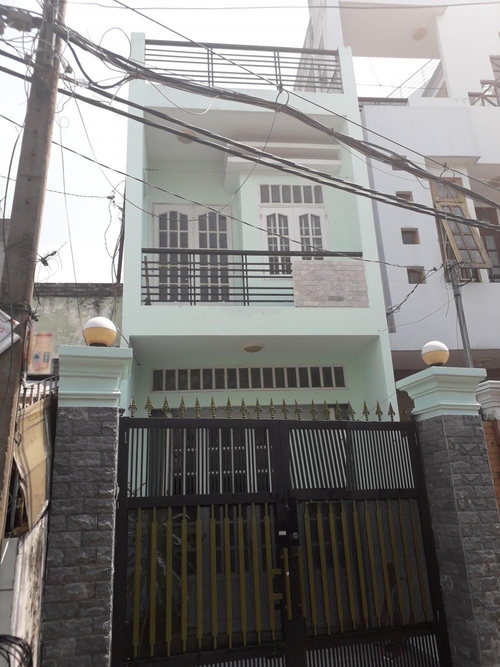 Nhà mới 4m x 18m, 3PN, hẻm Tân Sơn Nhì, giá 9tr/th