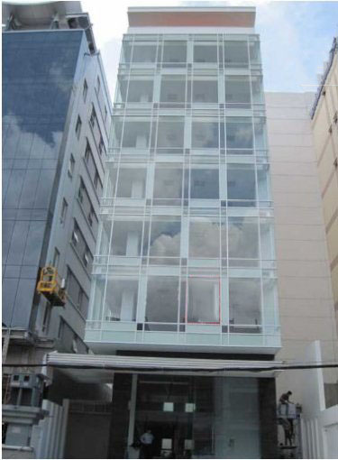 Cho thuê tòa nhà góc 2MT Lê Lai, Q.1, gần KS New World, DT: 12x9m, trệt, 6 lầu.