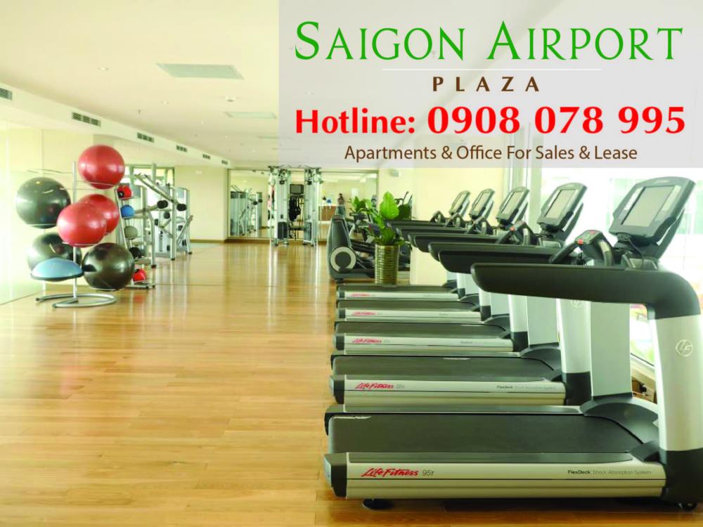 Saigon Airport Plaza, CĐT cần tho thuê CH 1PN, view đẹp, giá duy nhất dự án, hotline 0908 078 995
