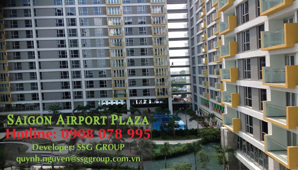 Saigon Airport Plaza, CĐT cần tho thuê CH 1PN, view đẹp, giá duy nhất dự án, hotline 0908 078 995