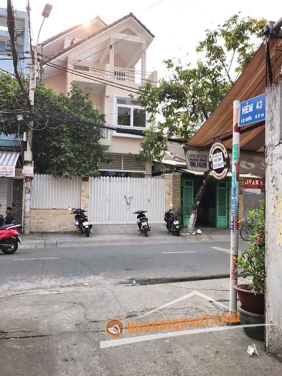 Cần cho thuê nhà 1 lầu hẻm xe hơi đường 14A khu Cư xá Ngân Hàng, P. Tân Thuận Tây, Quận 7