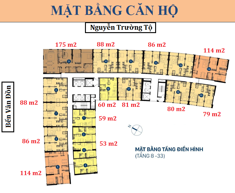 Cho thuê căn officetel Saigon Royal, Bến Vân Đồn