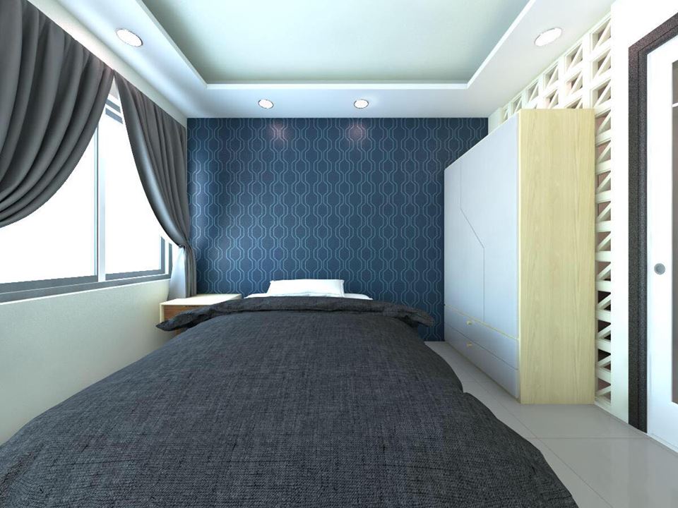 Cho thuê căn hộ 1 phòng ngủ, 1 phòng khách, 38m2, full NT ở XVNT, gần cầu Thanh Đa, nhà mới 100%