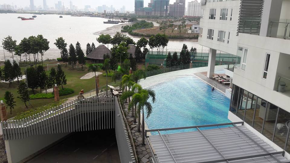 Cho thuê căn hộ Đảo Kim Cương, Quận 2, tòa Madives, view hồ bơi