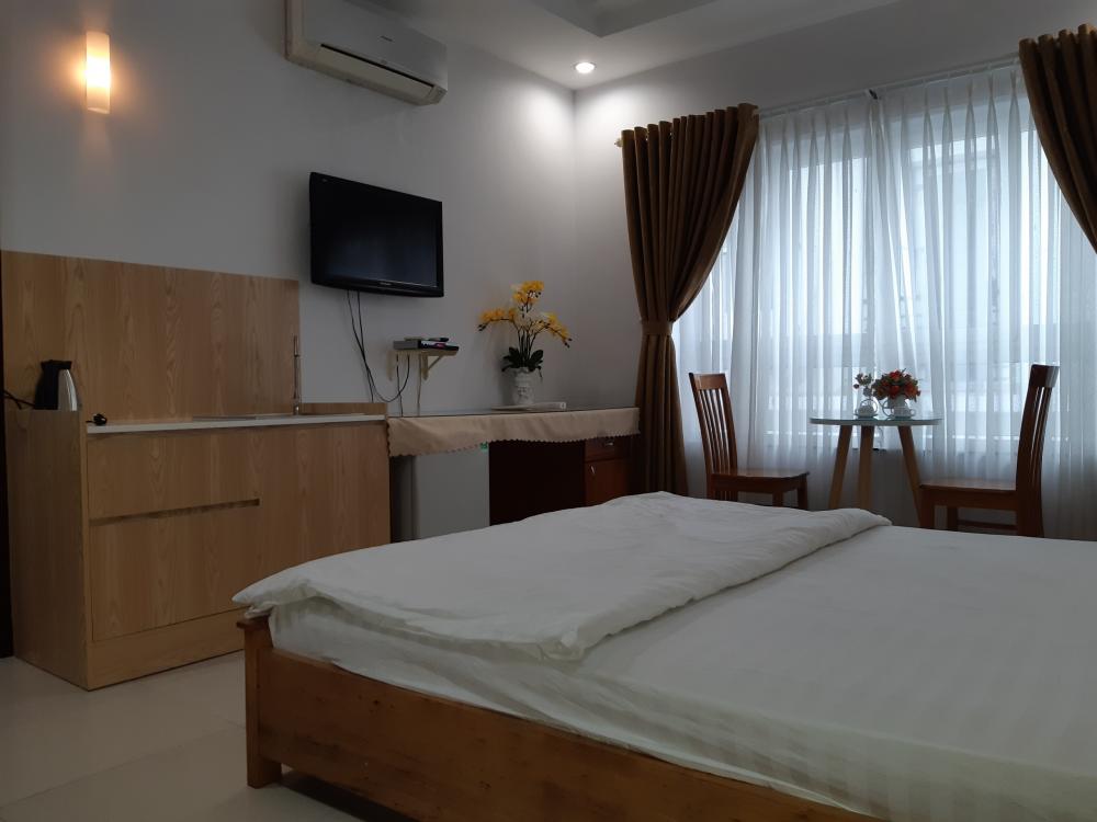 Cho thuê căn hộ dịch vụ 45m2 thuộc KDC Hưng Phước 1, nằm ngay trung tâm Phú Mỹ Hưng (Q7)