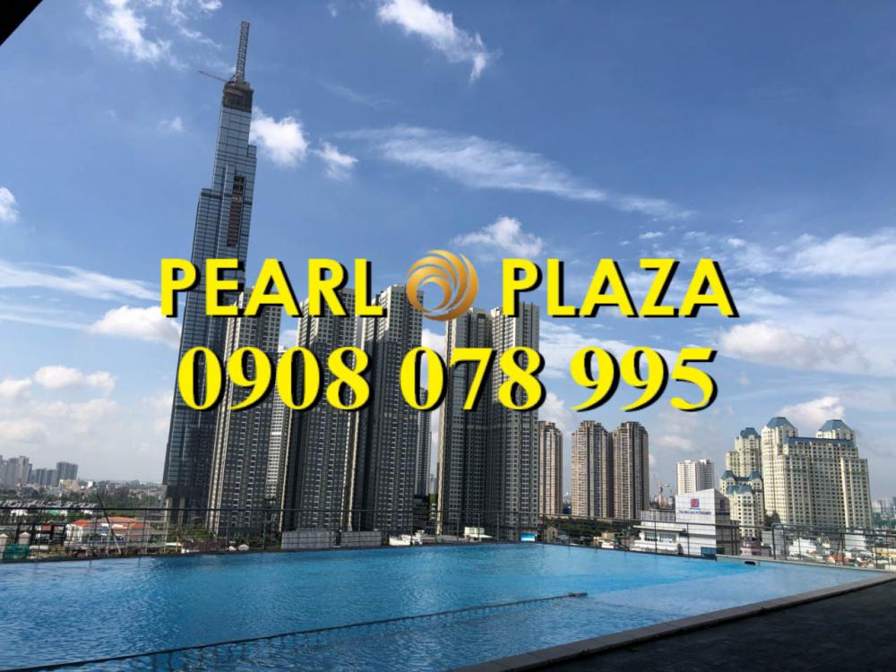 Hàng cực hiếm_Cho thuê gấp CH 2PN, nội thất đầy đủ giá chỉ 25 triệu dự án Pearl Plaza. LH Hotline PKD 0908 078 995