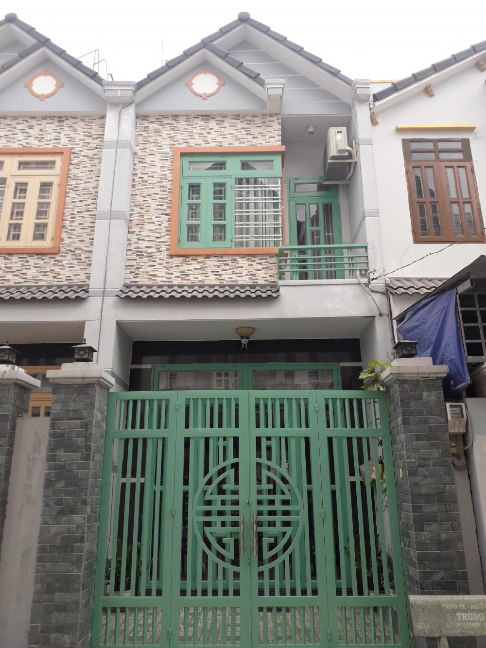 Nhà mới 4m x 12m, 2PN, hẻm Hà Huy Giáp. Giá 5tr/th