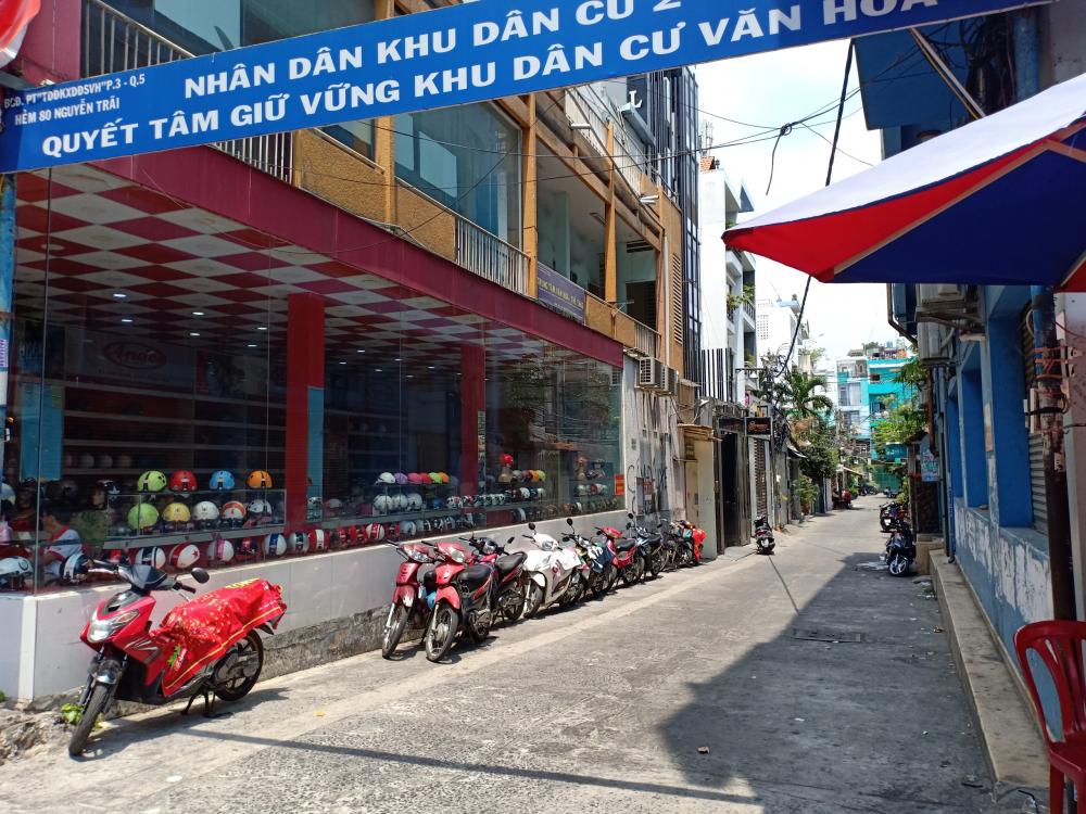 Cho thuê nhà nguyên căn hẻm xe hơi đường Nguyễn Trãi, Phường 3, Quận 5