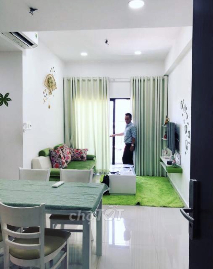 An Gia Riverside, Đào Trí, Phú mỹ , Q.7 . DT : 55m2, 2 phòng ngủ, 2 wc , Full nội thất . 