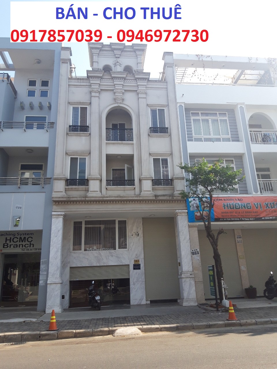 Cho thuê nhà phố mặt tiền Phan Khiêm Ích, khu Hưng Gia 1, gần trường học
