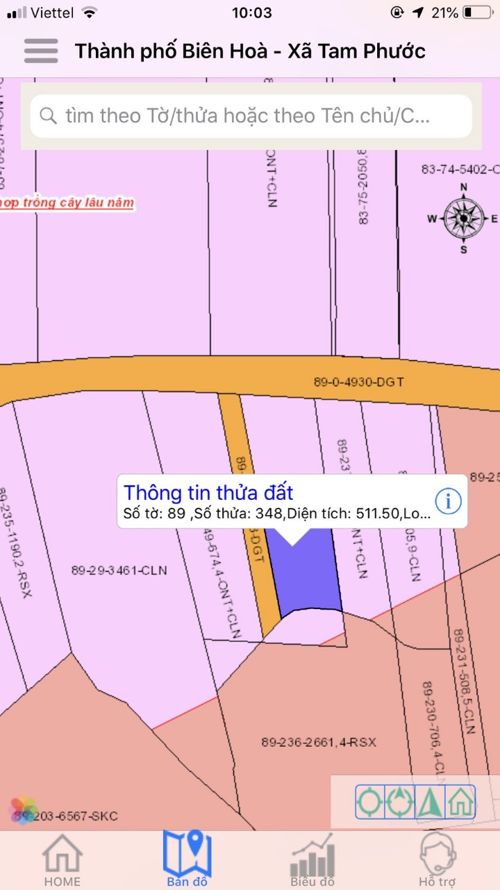Chính chủ cần nhượng lại 2 lô đất liền kề xã Tam Phước ,TP Biên Hòa - Đồng Nai