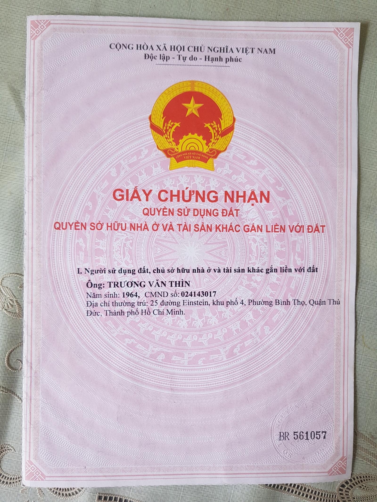 Chính chủ cần bán lô đất mặt tiền tại đường 102, Phường Tăng Nhơn Phú A, Quận 9, Tp Hồ Chí Minh