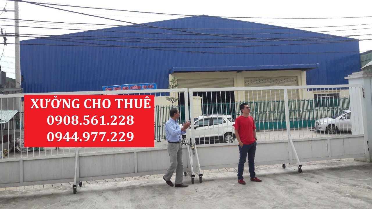 Cho thuê xưởng may trên đường Phan Văn Hớn, Quận 12, Tp.HCM, dt: 1200m2 giá 45tr/tháng. LH: 0937.388.709