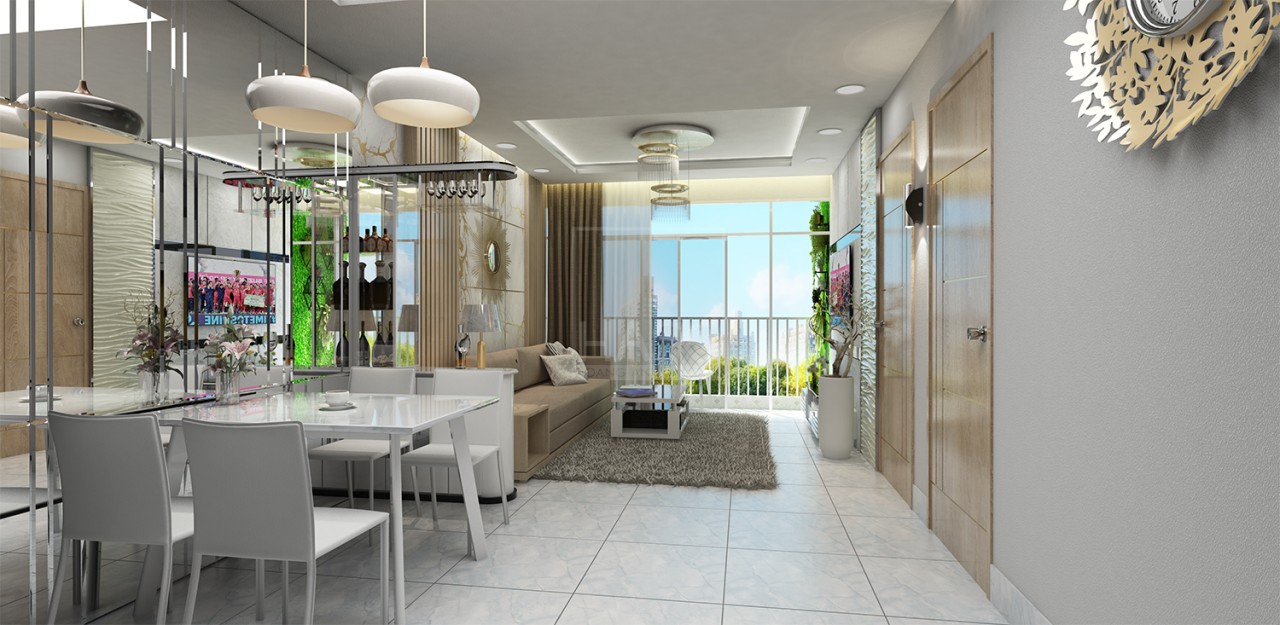 Cần cho thuê căn hộ zen tower quận 12 nhận nhà ngay thiết kế đẹp 