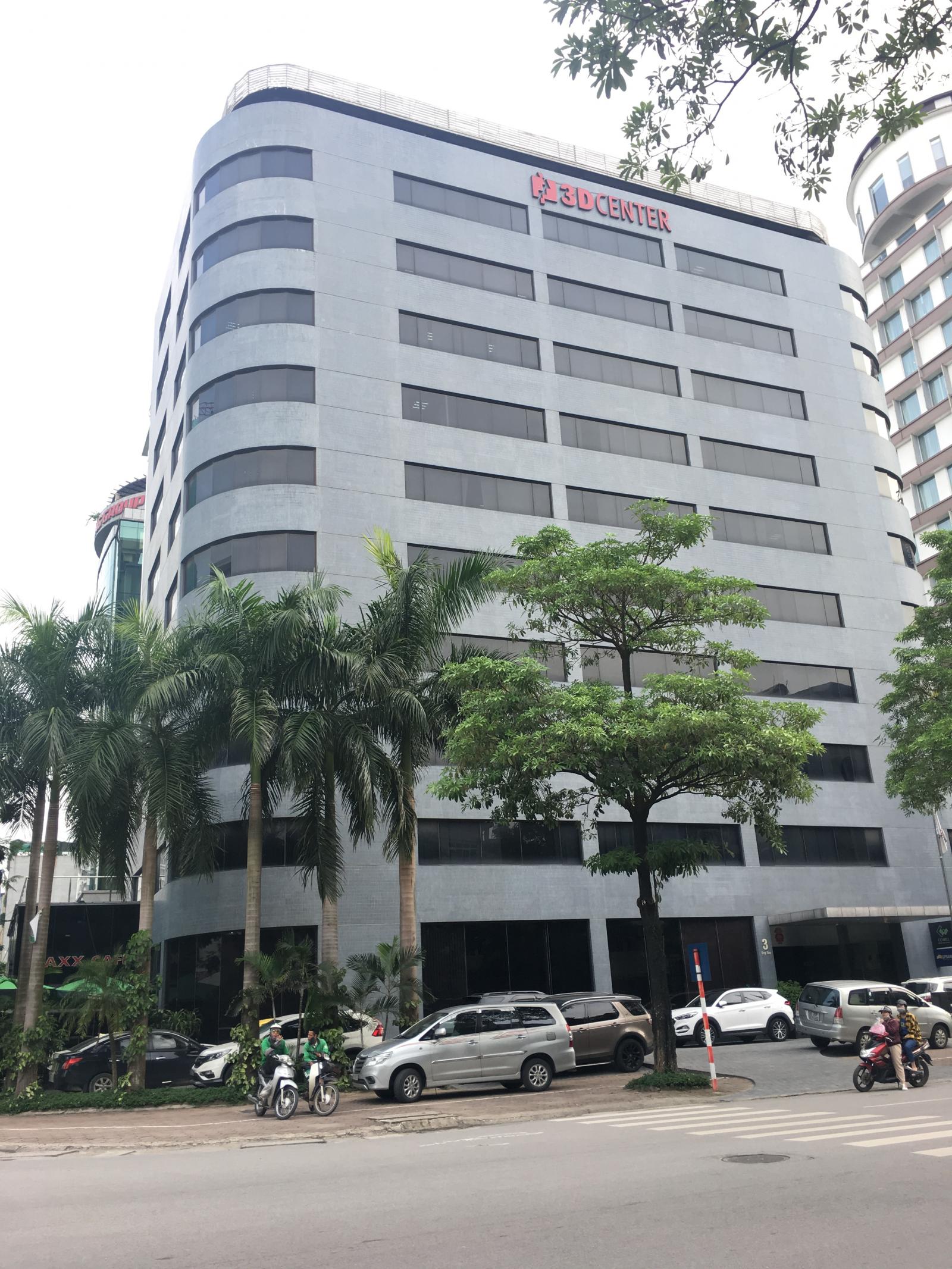 Cho thuê văn phòng tòa 3D Center Duy Tân - Quận Cầu Giấy. Diện tích từ 150m2 Giá tốt nhất thị
