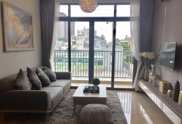 Cho thuê căn hộ Galaxy 9 Q4.95m,3pn,nội thất cao cấp,tầng cao view mát.giá 24tr/th Lh 0932204185