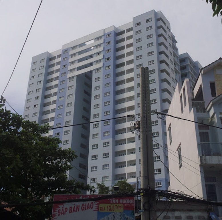 Cho thuê căn hộ Tân Hương Tower, 118 Tân Hương, 77m2, 2PN, 2WC, Nhà trống 8tr/th 0903154701