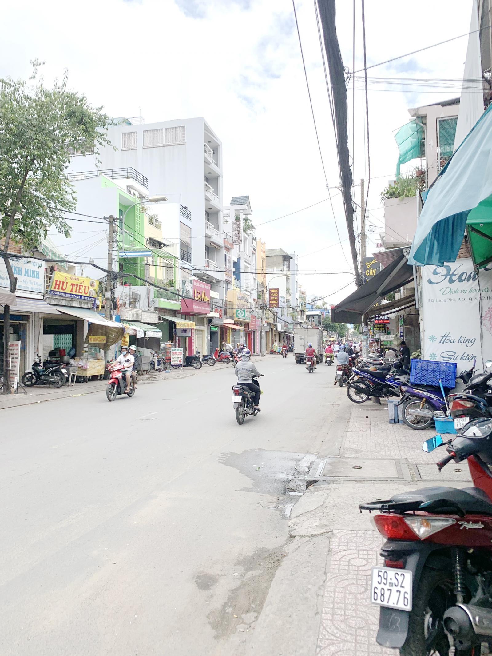 Bán nhà mặt tiền Hưng Phú Phường 9 Quận 8