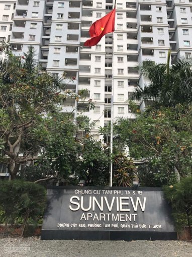 Cho thuê căn hộ chung cư Sunview 2 view Đông Nam mát mẻ, DT 71m2 2PN full nội thất giá chỉ 6,5tr/th
