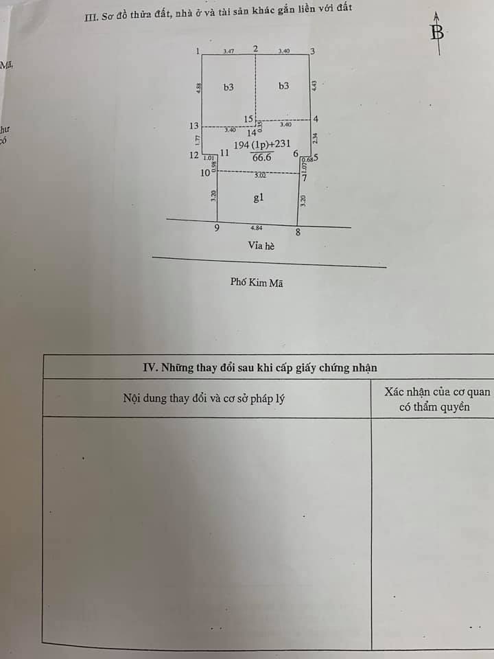 Nhà mặt phố Kim Mã, vỉa hè ô tô đỗ, kinh doanh siêu lãi, 67 m2, rộng 5m, 29.5 tỷ. 0342211968