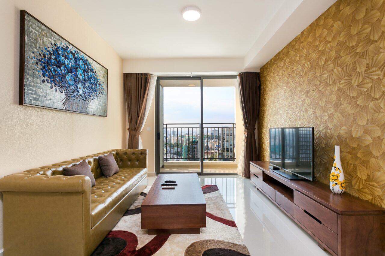 Cho thuê Scenic 2, Phú Mỹ Hưng, Q7, HCM. DT: 77m2, 2 PN, 2 WC, đủ nội thất. LH : 0915 21 3434 PHONG.