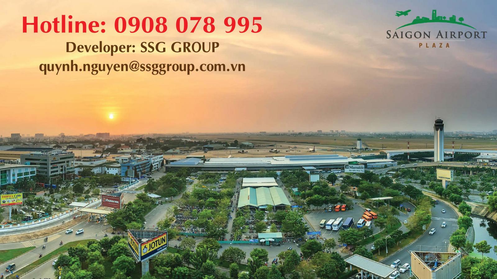 Saigon Airport Plaza Q.Tân Bình_Chỉ 18 triệu thuê ngay Căn hộ 2PN - 95M2 - full nội thất. Hotline PKD SSG 0908 078 995 xem nhà ngay