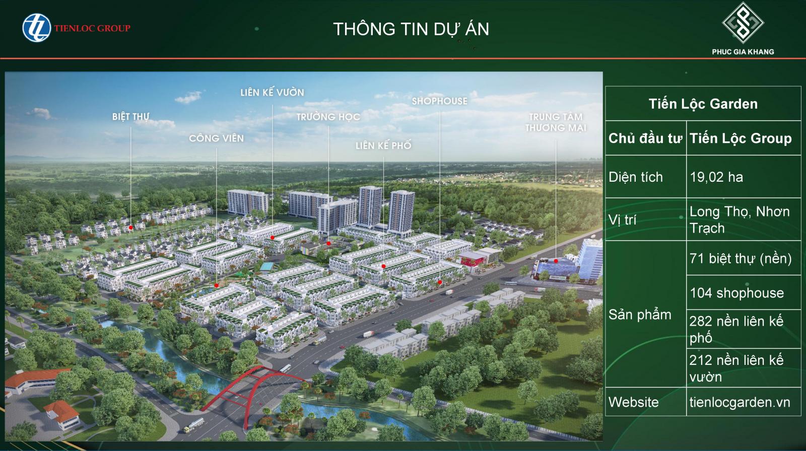 Đất nền Nhơn Trạch, dự án Tiến Lộc Garden cơ hội tốt để đầu tư, LH: 0706.017.007