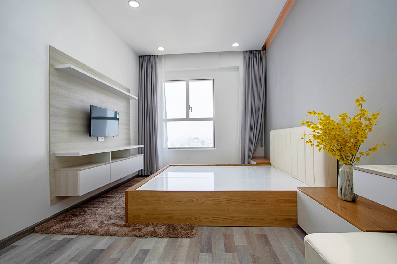 Cho thuê căn hộ Starlight Riverside, 241/25/35 Nguyễn Văn Luông, Quận 6. 72m2, 2PN, 11 triệu/tháng. Đầy đủ nội thất.