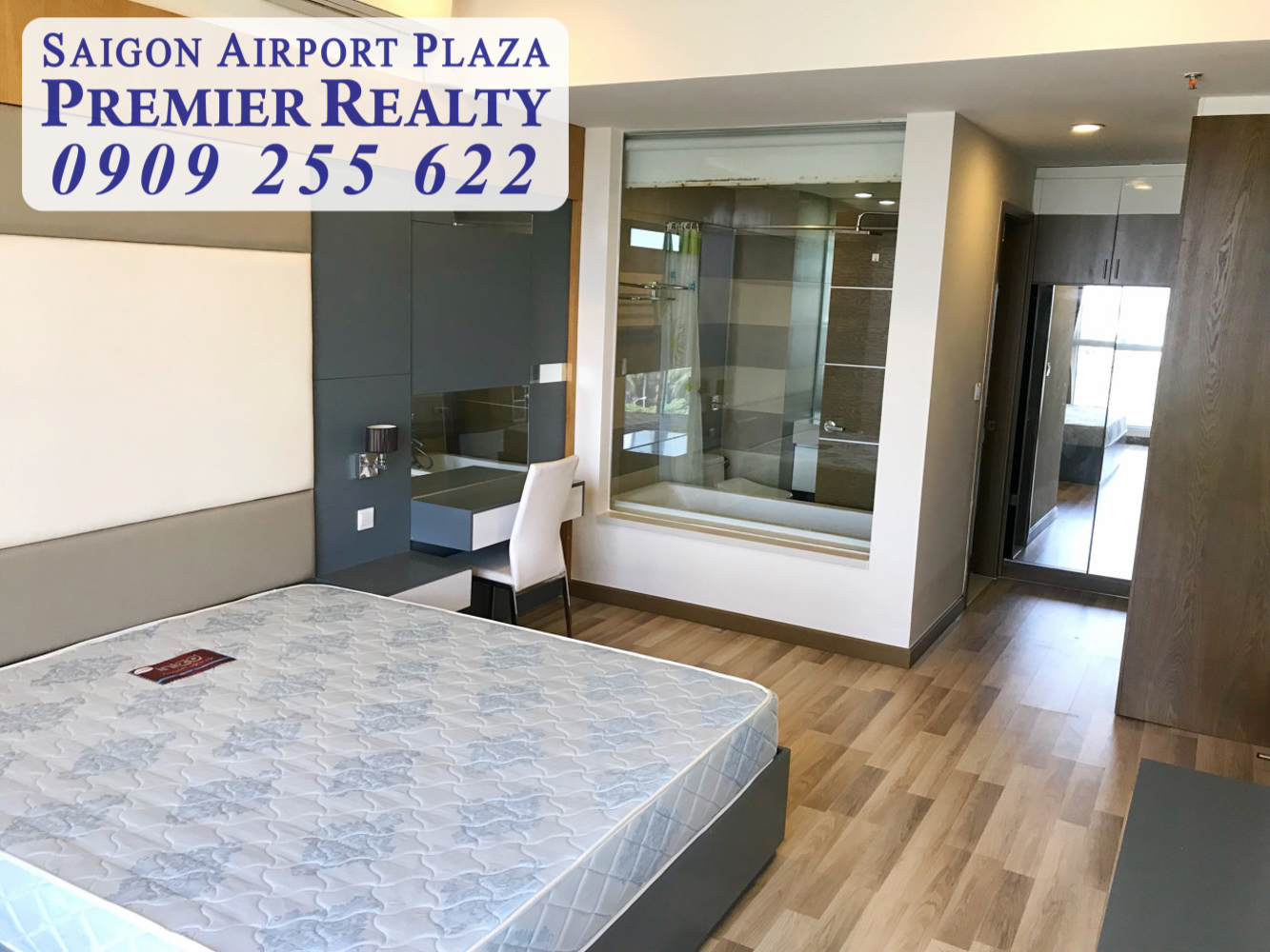 SAIGON AIRPORT PLAZA cho thuê căn hộ chung cư 3PN diện tích 125m2 chỉ 21 triệu full nội thất . Liên hệ hotline PKD: 0909 255 622