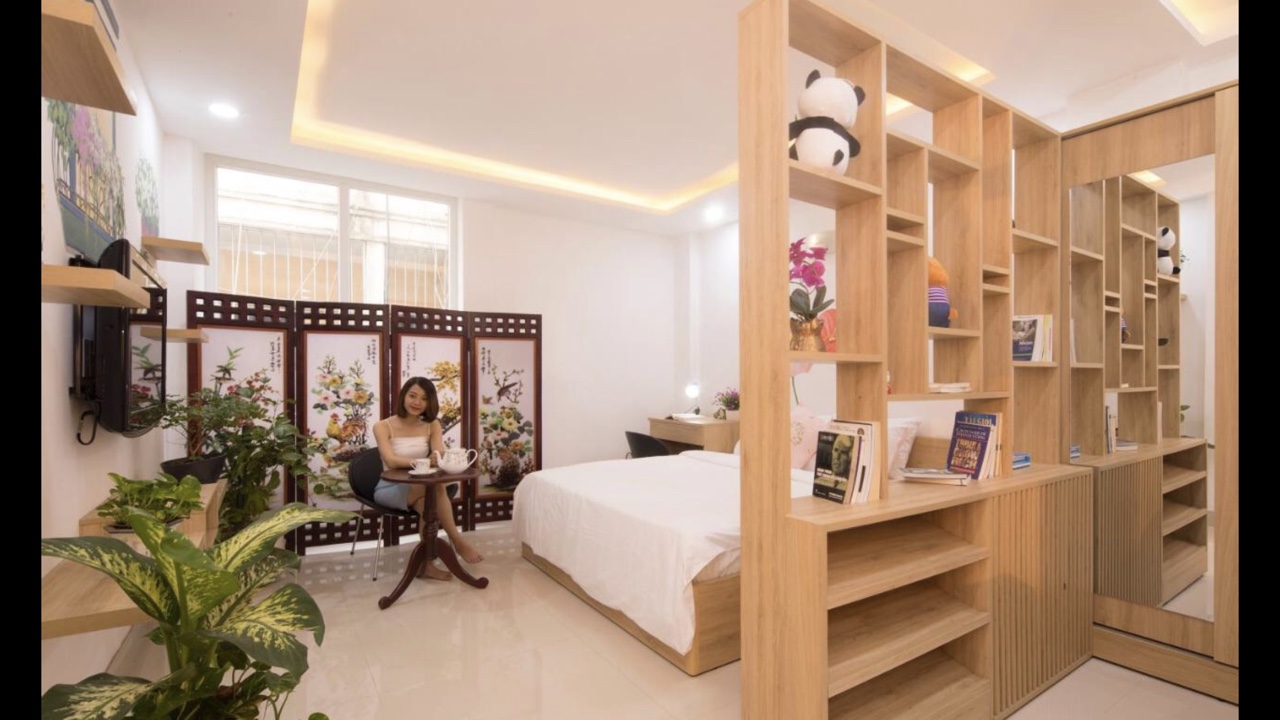 Cho thuê toà nhà có 18 CHDV full nội thất đường Nguyễn Văn Trỗi đối diện Centre Point. DT 8mx20m