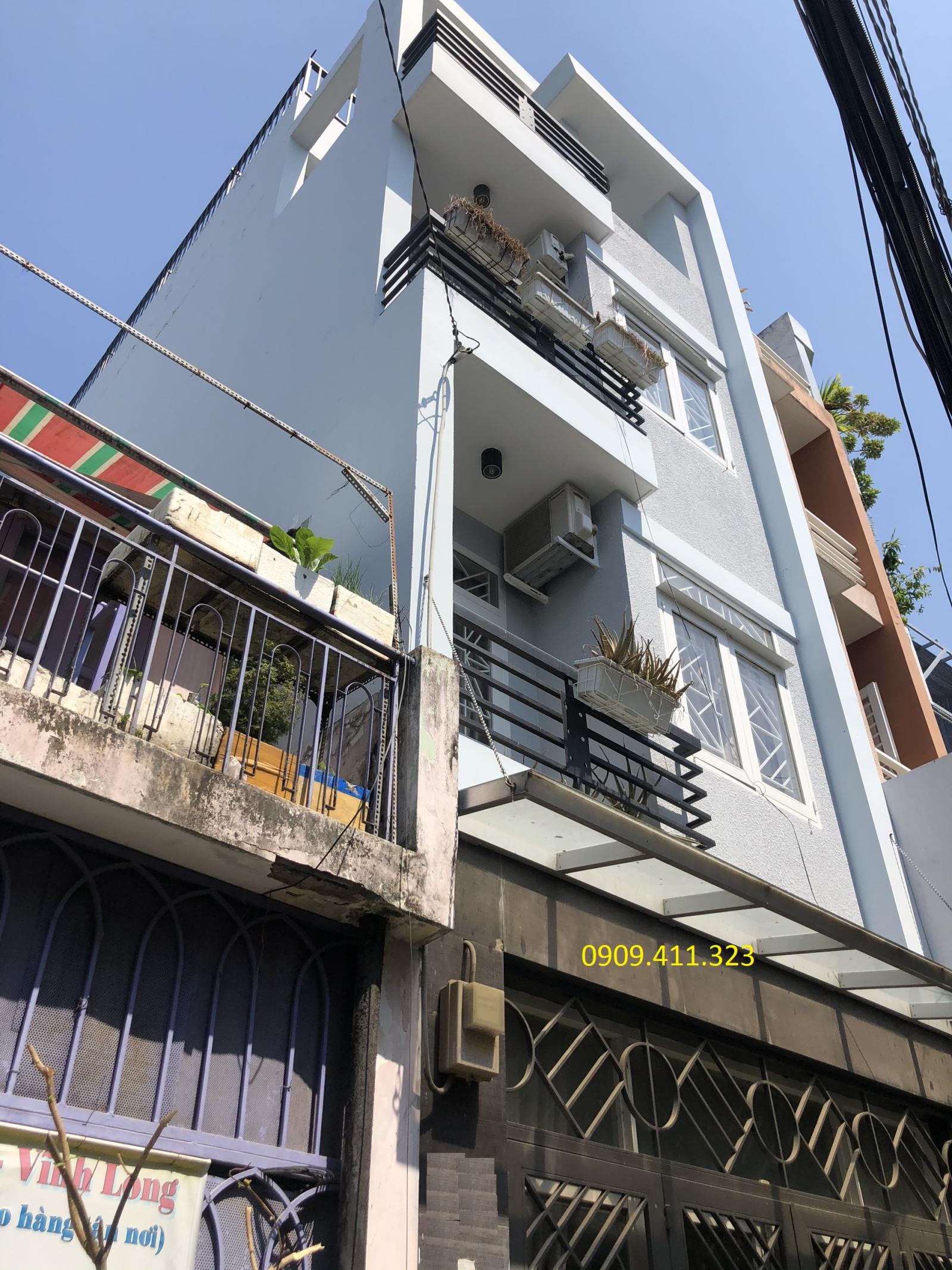 Nhà mới Nguyễn Văn Đậu 4.5x13m 1trệt 2lầu st. Giá22tr.