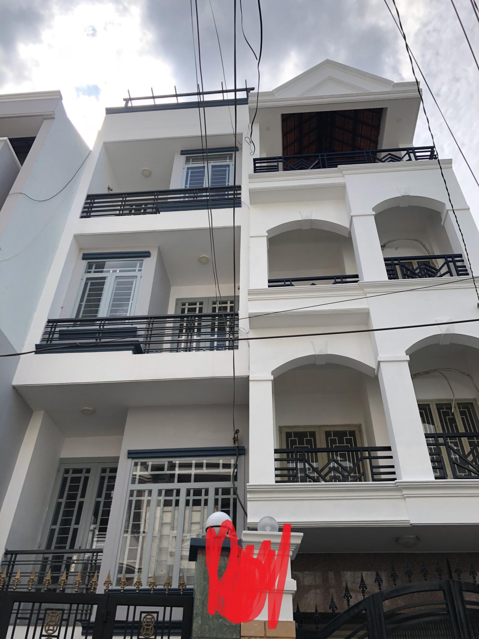 Nhà HXT đường Phổ Quang, Phường 9, Quận Phú Nhuận 3L-ST(5PN-6WC) giá 25tr/th Cho đầu tư