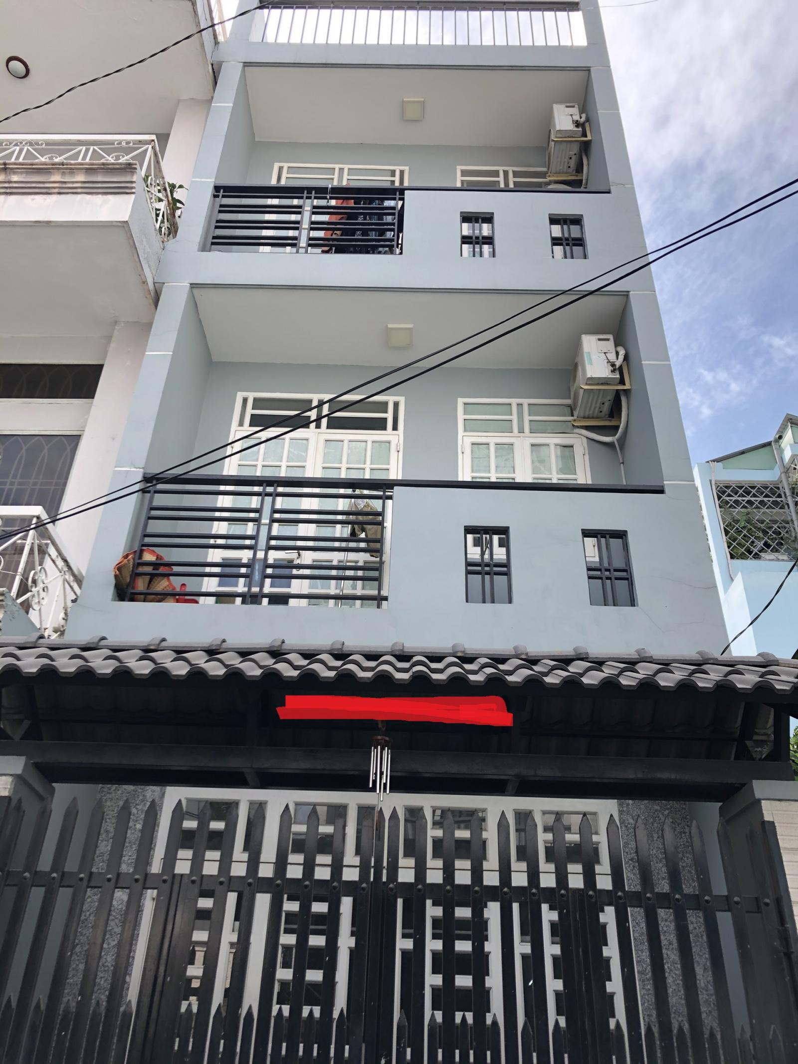 Nhà HXT đường Nguyễn Hữu Cảnh 4x16m Trệt 3L-ST(5PN-5WC) giá 30tr/th 