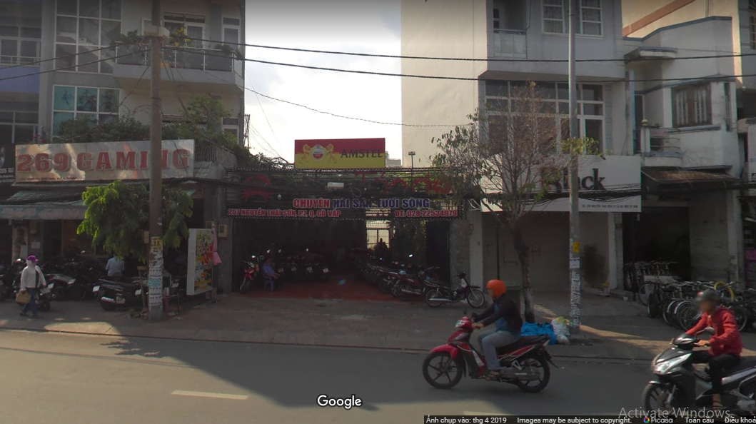 Cho thuê nhà mặt tiền mở quán café, showroom đường Nguyễn Thái Sơn (ngang 9m). 