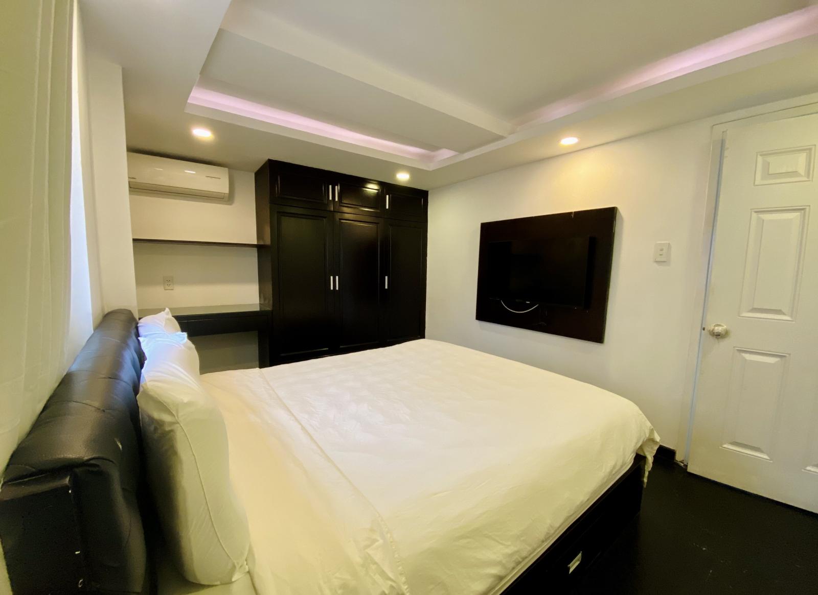 Cho thuê căn hộ Snow Apartment 2PN/2WC full tiện nghi #17 triệu bao phí, cáp,nét, vệ sinh Tel 0942.811.343 Tony đi xem