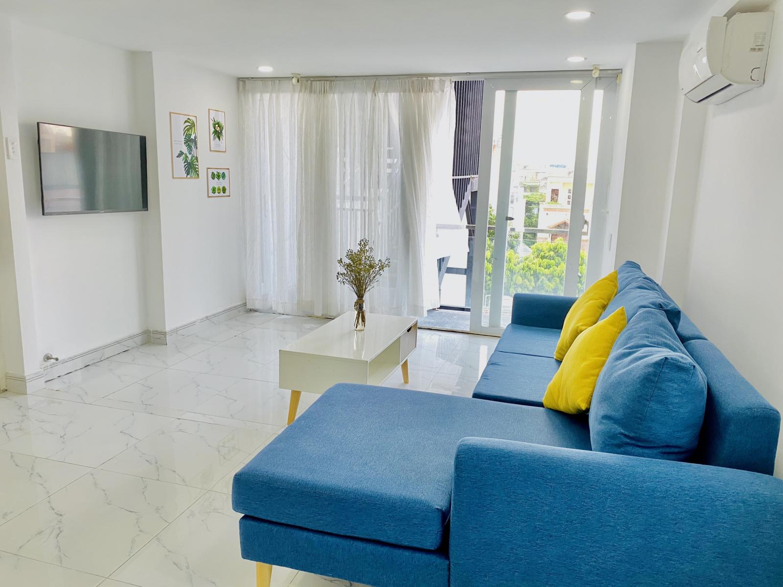 Cho thuê căn hộ Snow Apartment 2PN/2WC full tiện nghi #17 triệu bao phí, cáp,nét, vệ sinh Tel 0942.811.343 Tony đi xem
