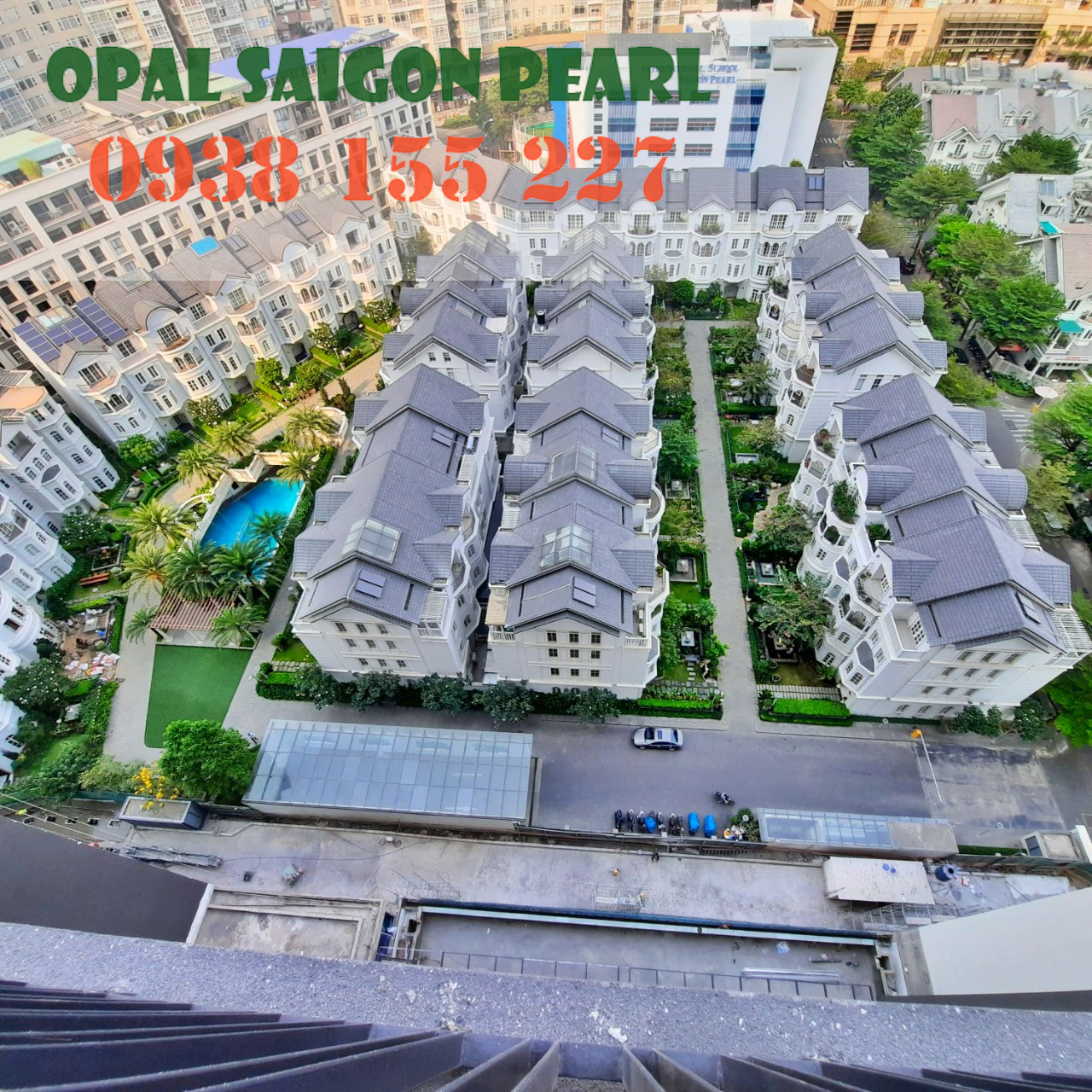 Căn hộ tại Opal Tower - Saigon Pearl, căn 2PN-95m2 cho thuê . Hotline PKD 0938 155 227