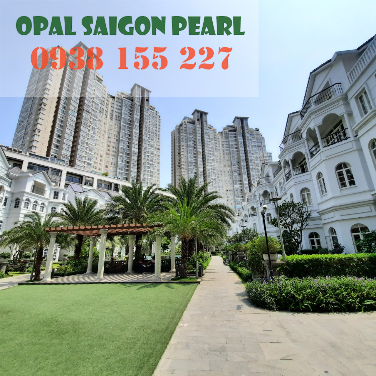 Opal Tower - Saigon Pearl_Căn hộ 3PN - 135m2 cho thuê nội thất cơ bản
