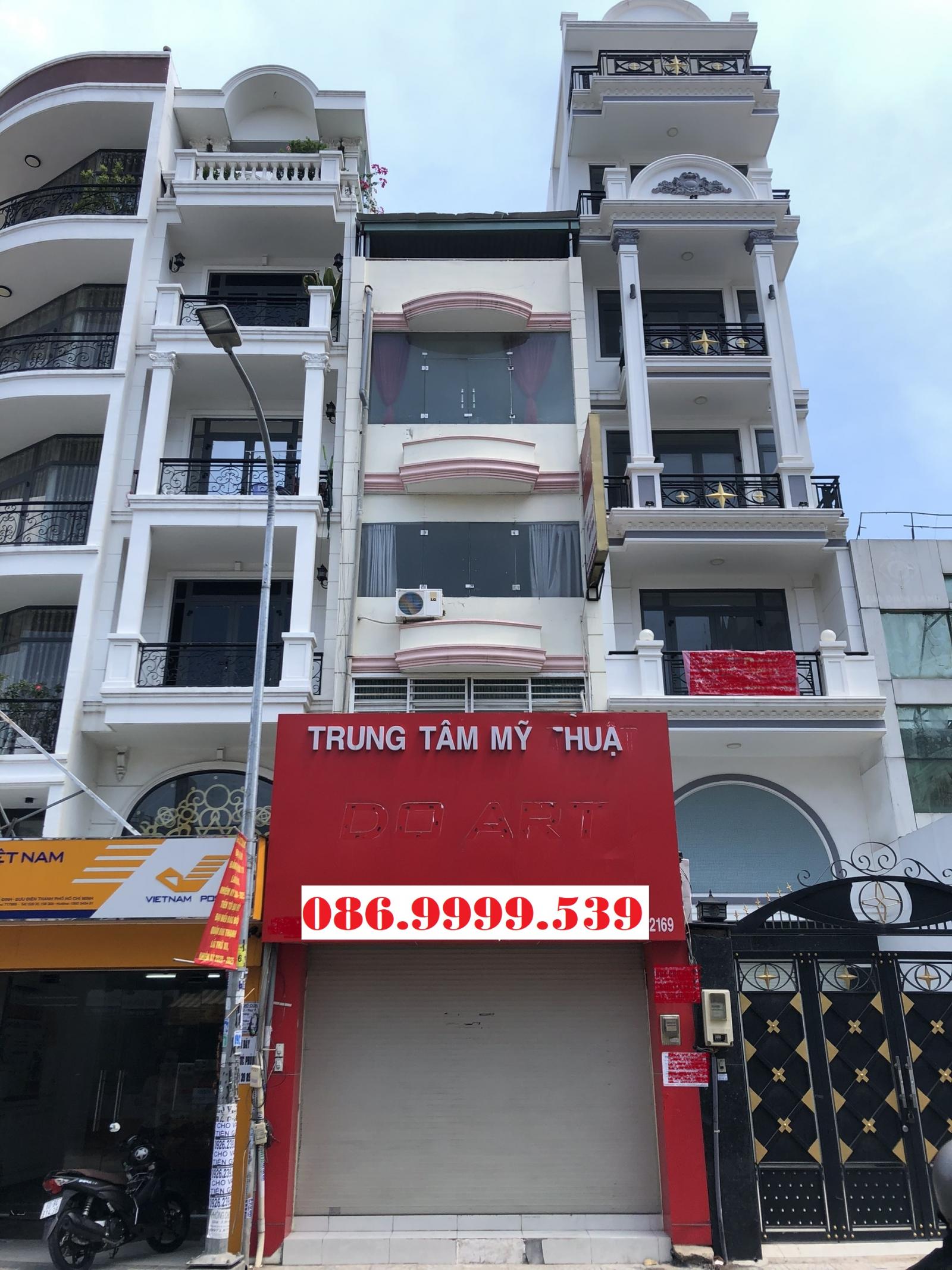 Nhà 2 mặt tiền đường Nơ Trang Long 5x20m Trệt 3L(7PN Full Máy Lạnh)