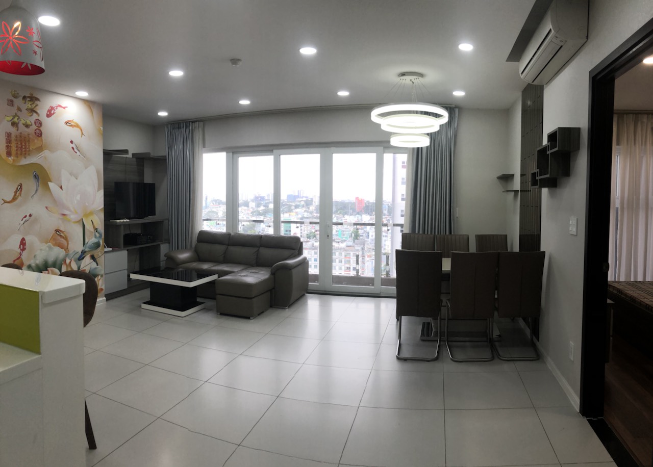 Cho thuê căn hộ chung cư tại Dự án Xi Grand Court, Quận 10, Tp.HCM diện tích 90m2 giá 18 Triệu/tháng