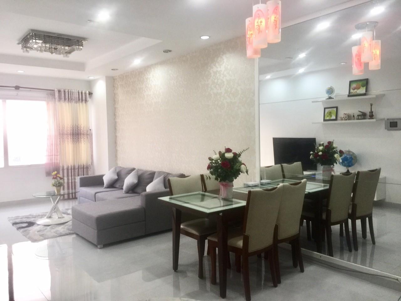 Cho thuê căn hộ The Morning Star, quận Bình Thạnh, DT: 112m2, 3 phòng ngủ, Ms Như: 0936240549
