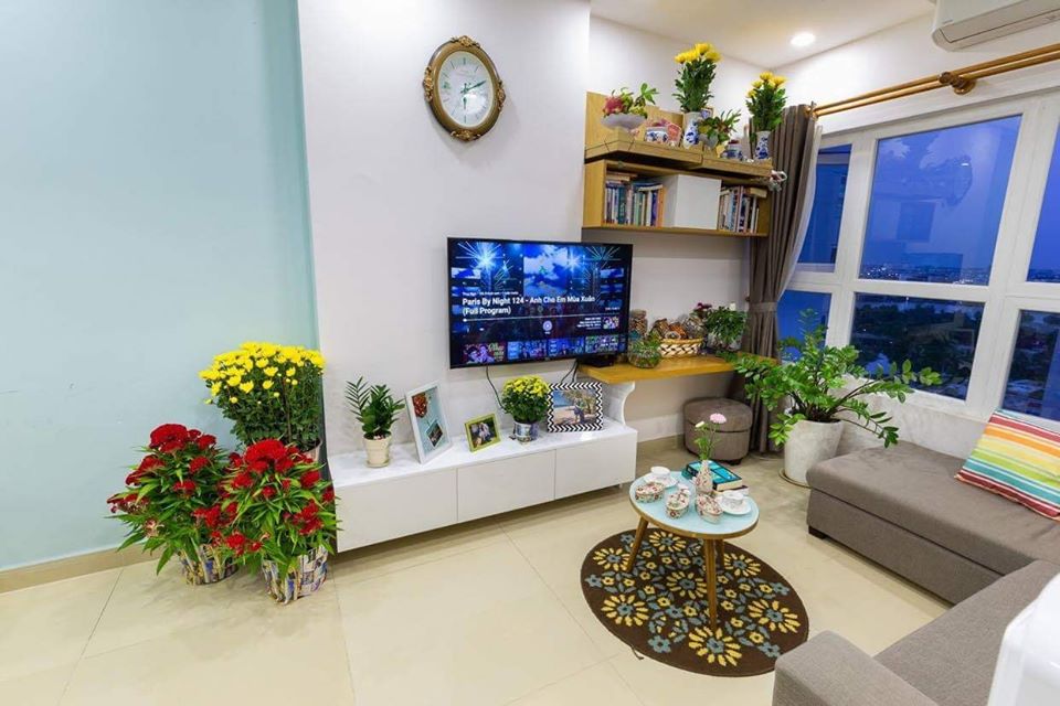 Cho thuê căn hộ  Saigonres Plaza, 77m2 giá 11.5 Triệu/tháng, đầy đủ nội thất sang trọng 0936,240,549