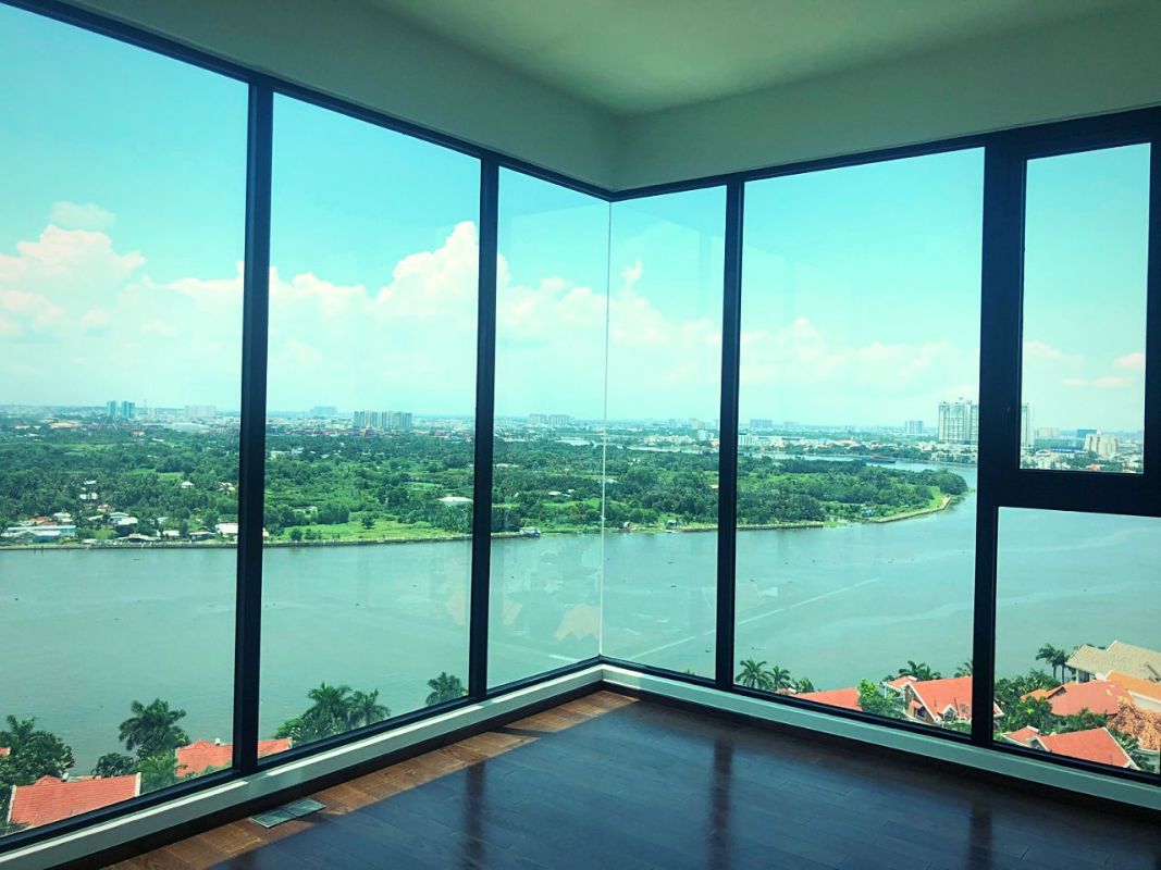 The D'Edge Thảo Điền, cho thuê gấp căn hộ 2PN và 3PN, nhà trống view sông trực diện
