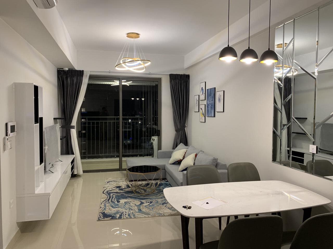 Cho thuê CH Saigon South Residence, 2PN, 2WC, Nhà Mới 100%, Free phí quản lý