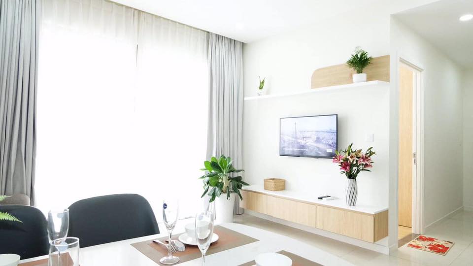 Cho thuê nhanh căn hộ Saigon South Residence , 2 phòng ngủ, nhà mới đẹp