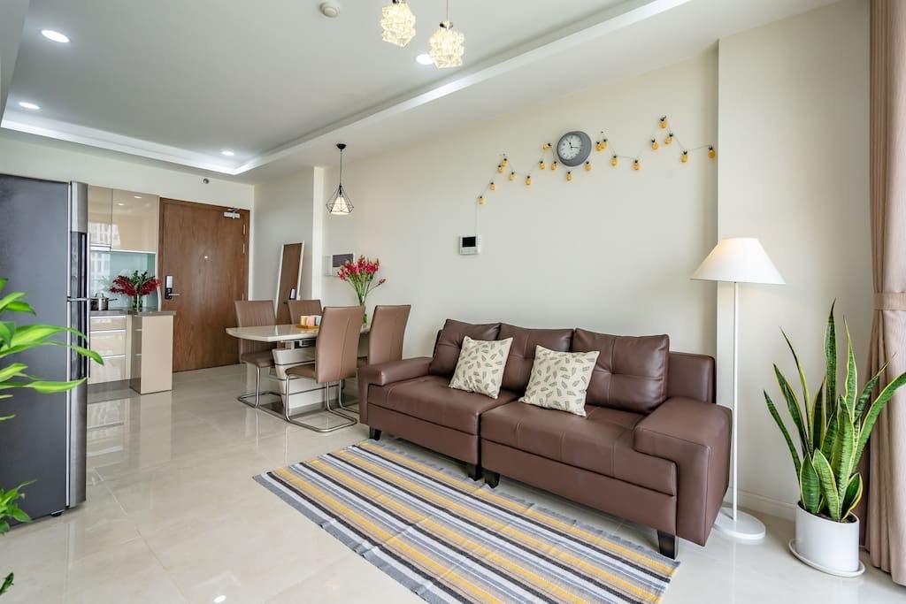 Cho thuê căn hộ Saigon South Residence, 2 Phòng Ngủ, Đầy đủ nôi thất