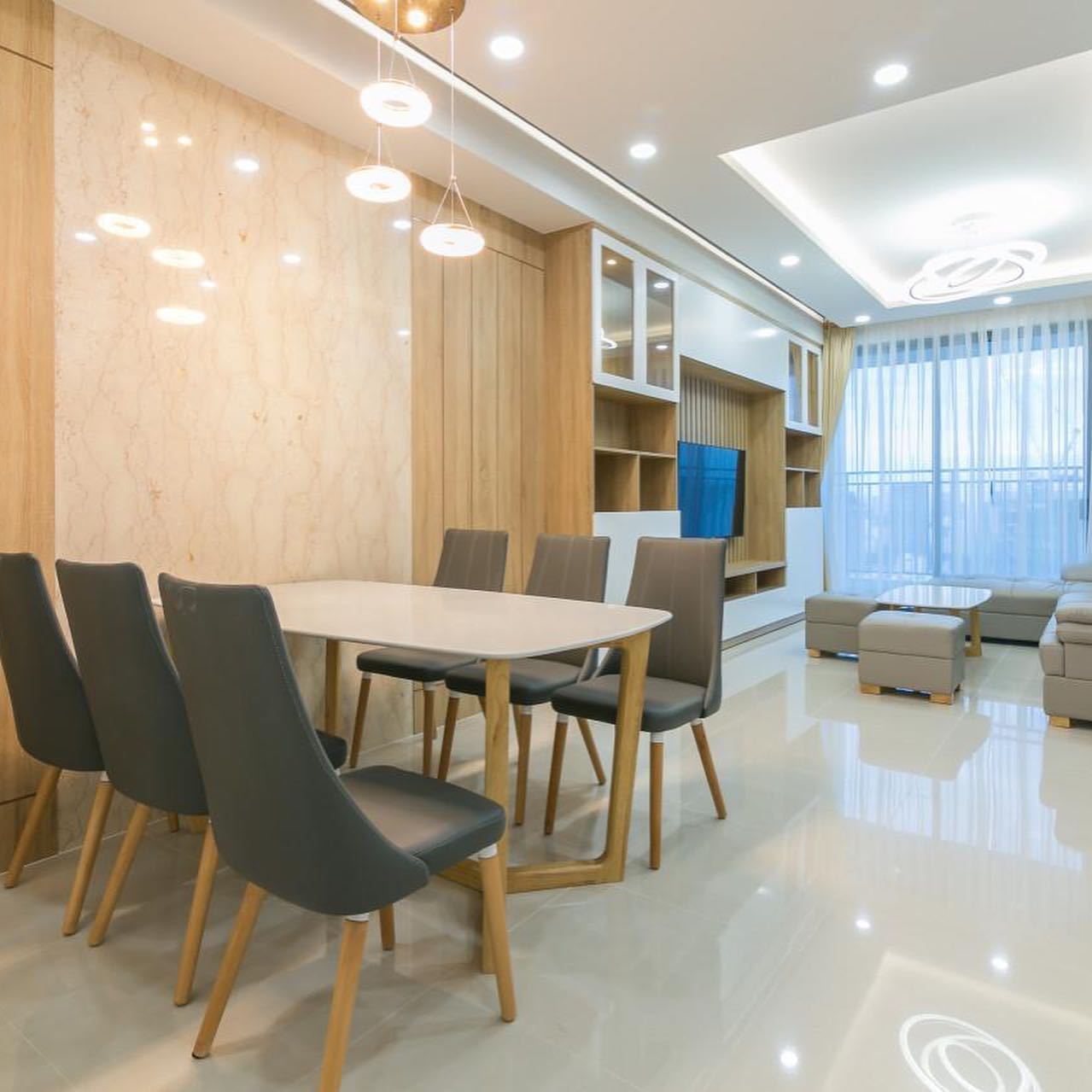 Cho thuê căn hộ Saigon South Residence, 3 Phòng Ngủ, Đầy đủ nôi thất