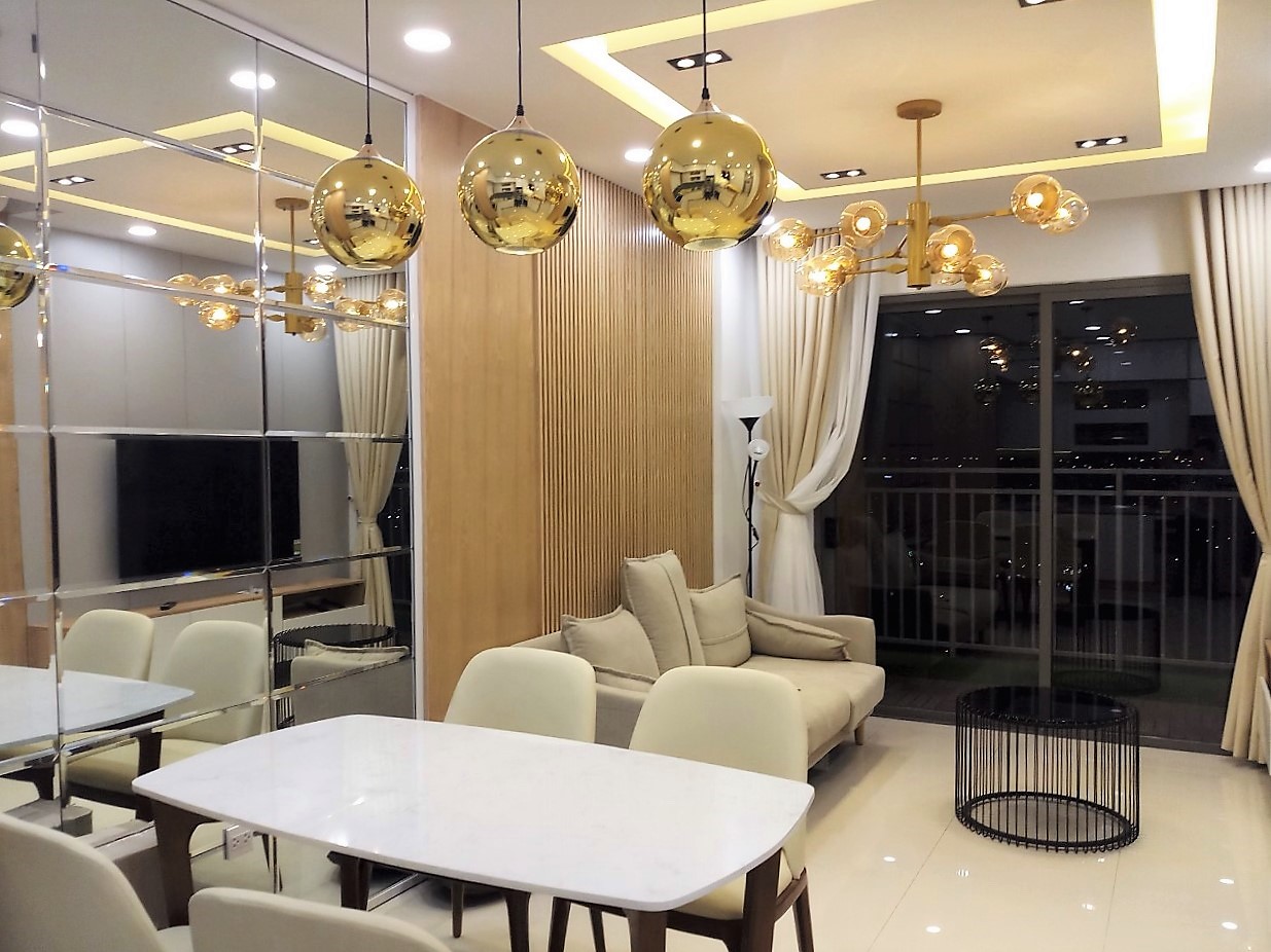 Cho thuê căn hộ cao cấp Saigon South Residence, 2PN, Nhà Mới 100%