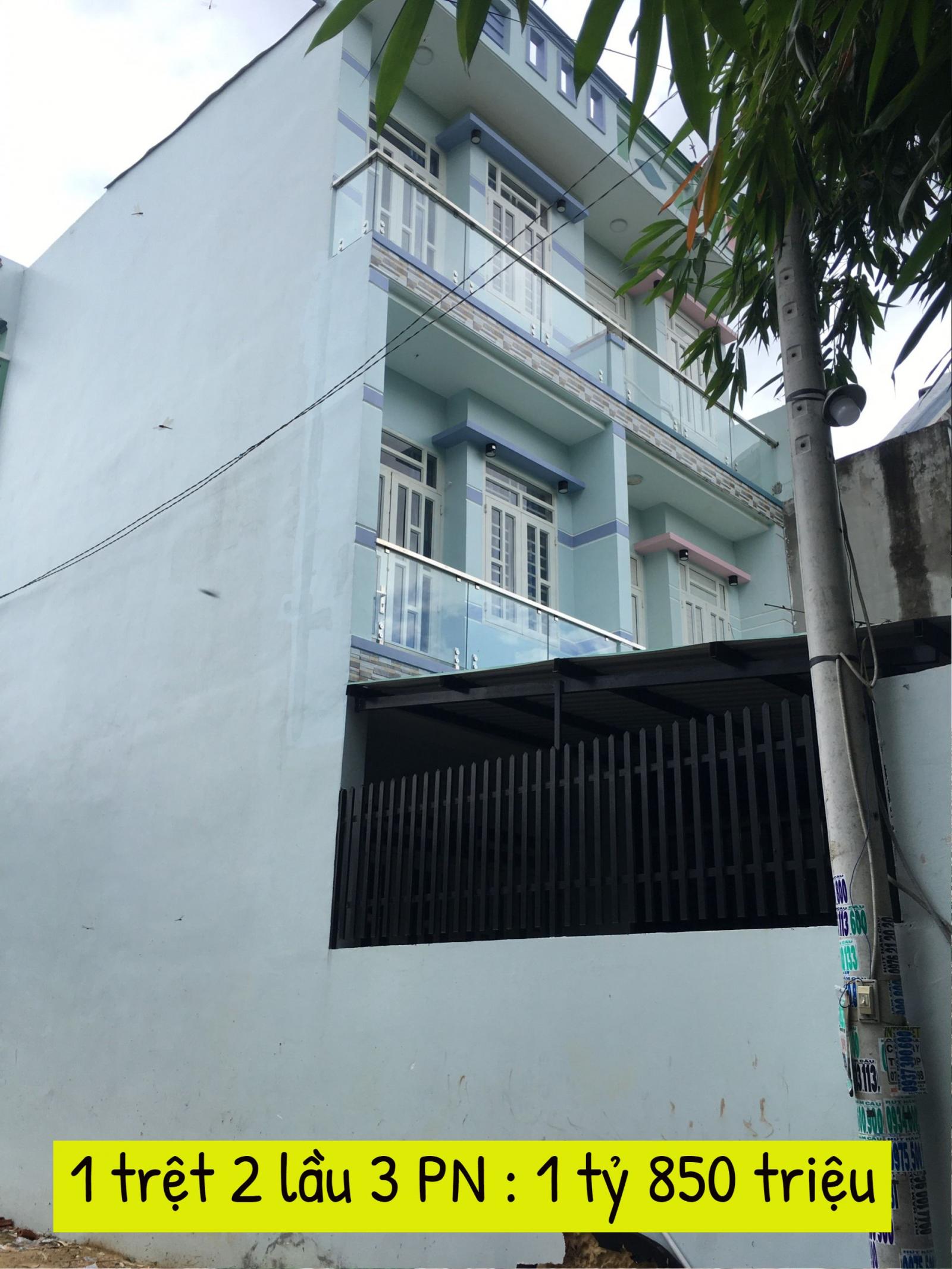 Bán nhà mặt tiền đường 6m, xe hơi, sổ hồng riêng, đường Trần Văn Mười, Hóc Môn (gần chợ Đại Hải)